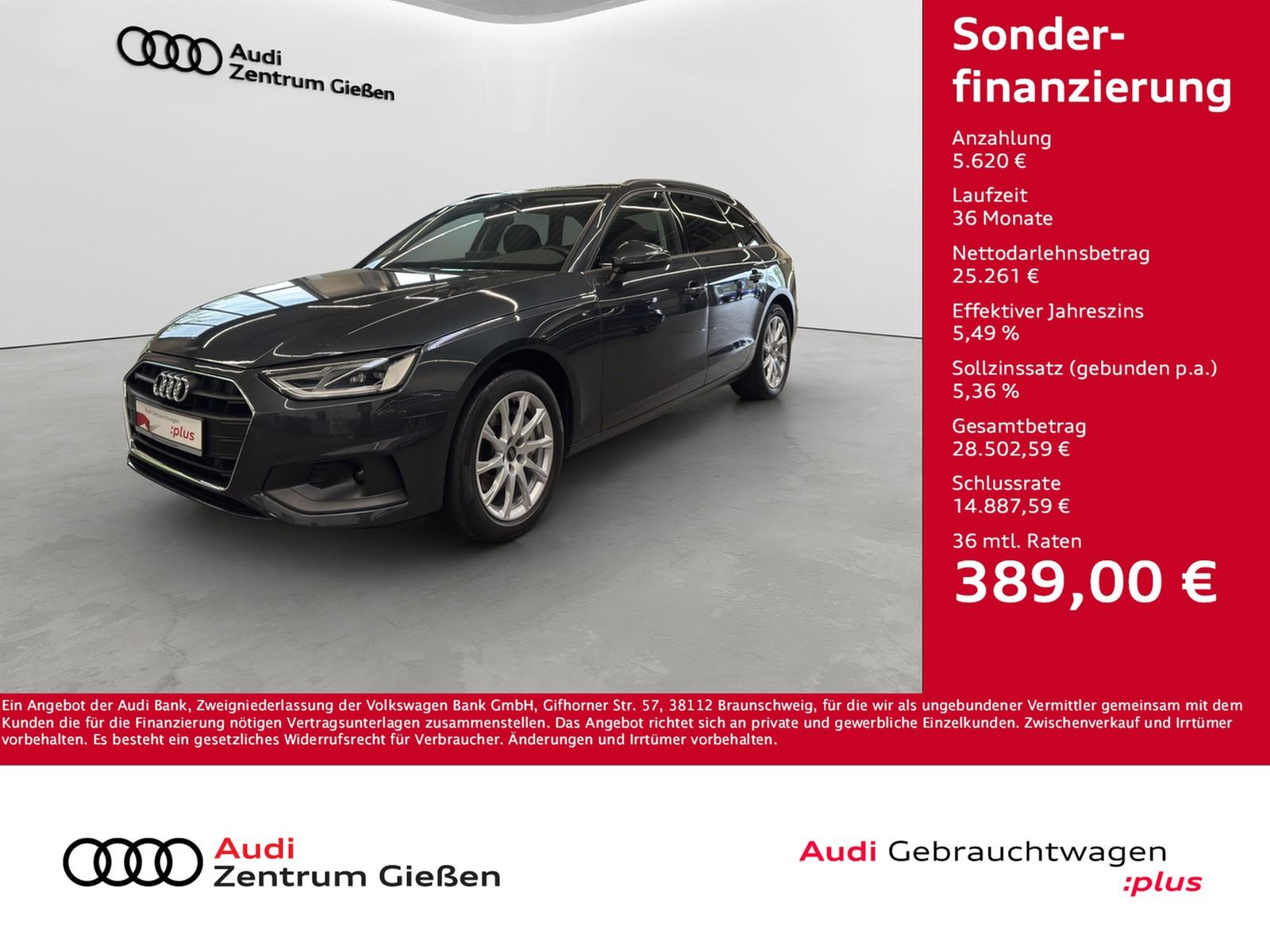 Audi A4 Avant 40 TFSI quattro basis AHK Kamera Navi L
