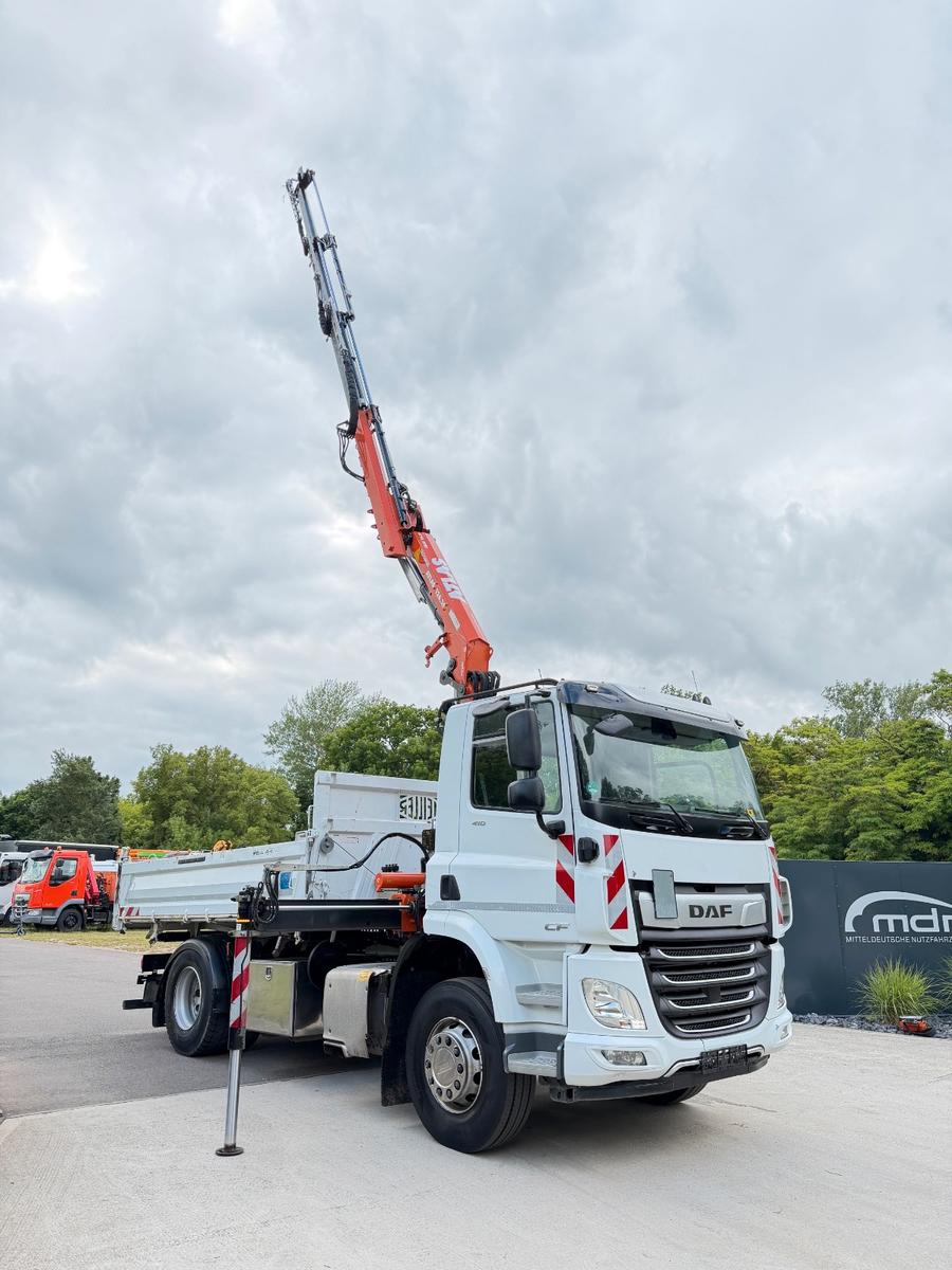 DAF CF 410 MEILLER Kipper KRAN 15m FUNK AHK