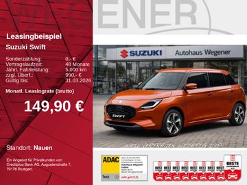 Suzuki Leasingangebot: Suzuki SWIFT COMFORT+ HYBRID ACC | TOTWINKEL | NAVI