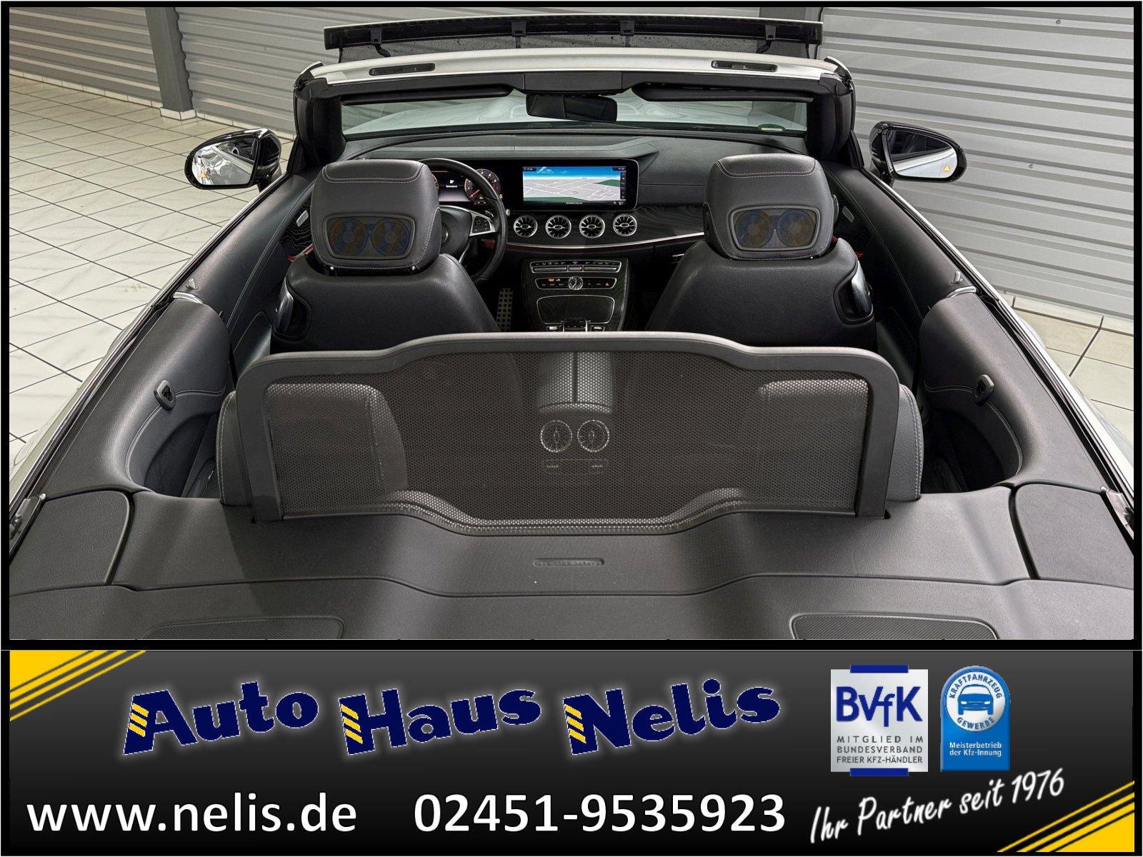 Mercedes-Benz E 200 Cabrio AMG-Line Airscarf Comand-Online Led