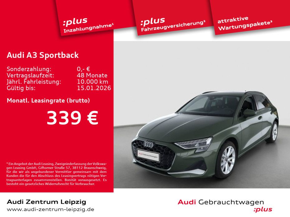 Audi A3 Sportback 30 TFSI advanced S tronic *LED*Navi
