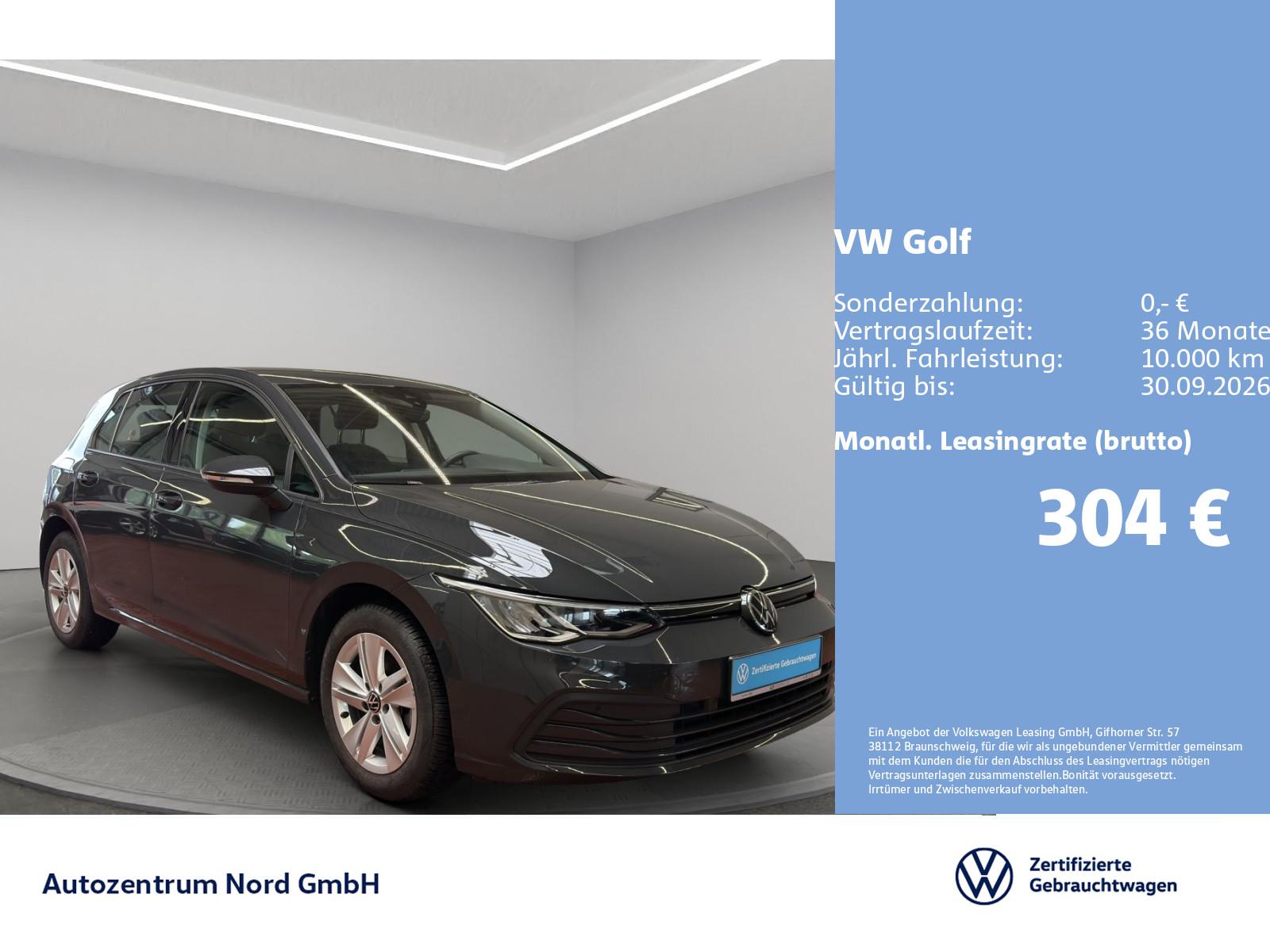Volkswagen Golf VIII 1.0 eTSI DSG Life NAVI+LED+ACC+SITZHZG, миниатюра 3