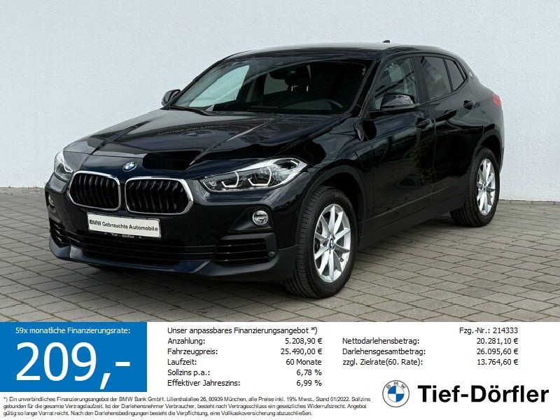 BMW X2 sDrive18i AHK/CAM/LED/NAVI/SH/PRIVACY/S-LENK