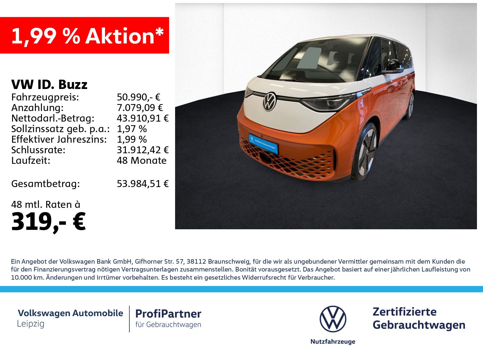 Volkswagen ID.Buzz Pro *AHK*ACC*Matrix*Navi*360°