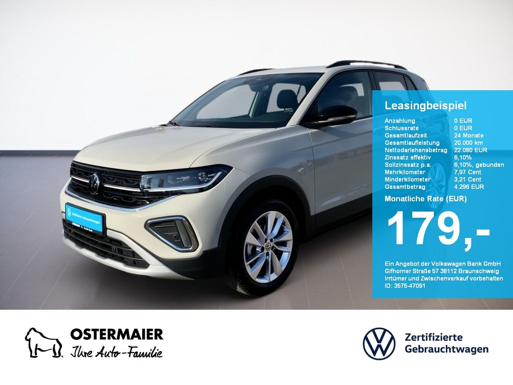 Volkswagen T-Cross GOAL 1.0TSI 95PS ACC.5J-G.KAMERA.NAVI+VC