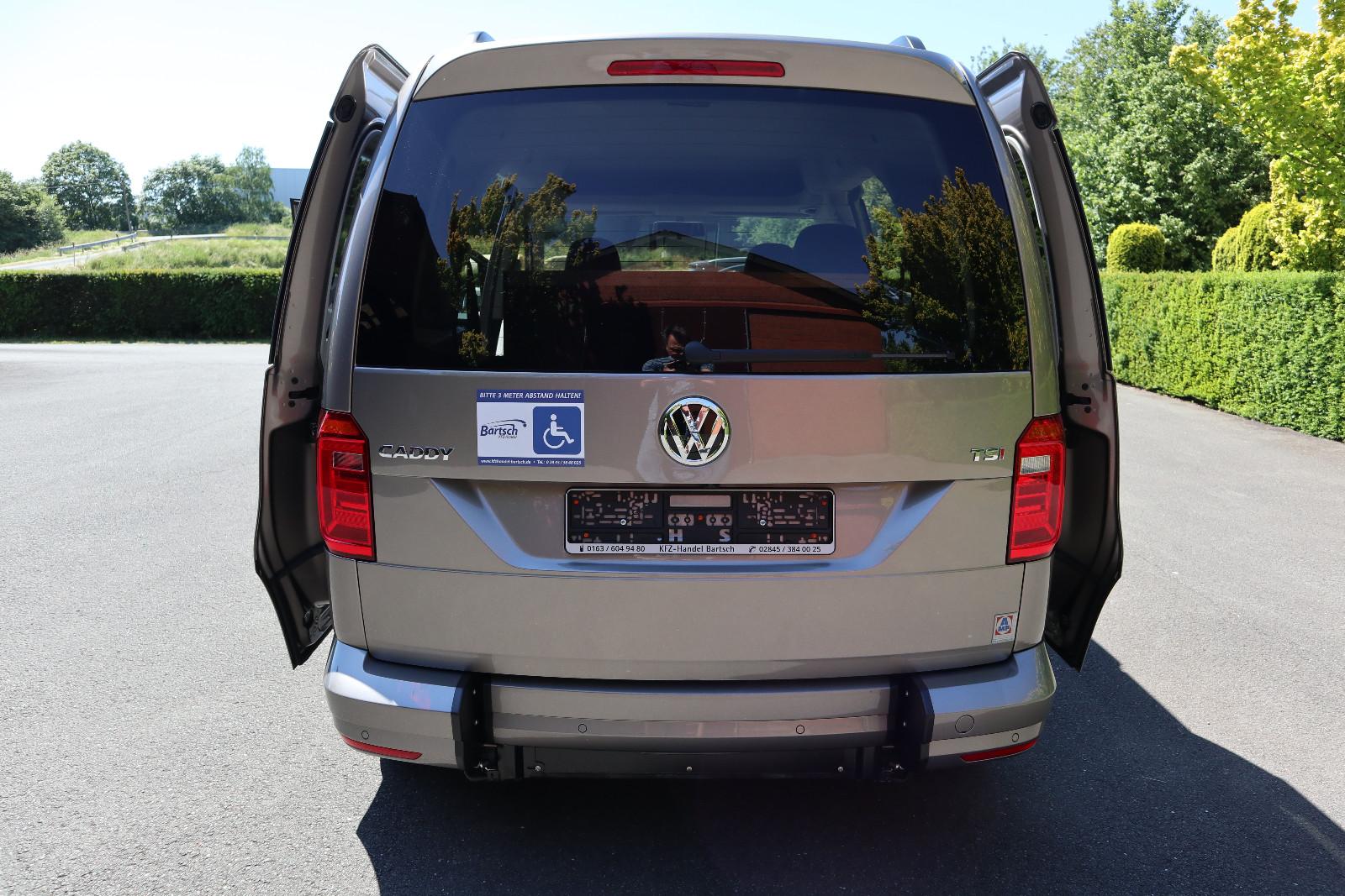 Volkswagen Caddy 1,4TSI DSG*rollstuhlgerecht*Wenderampe*AMF
