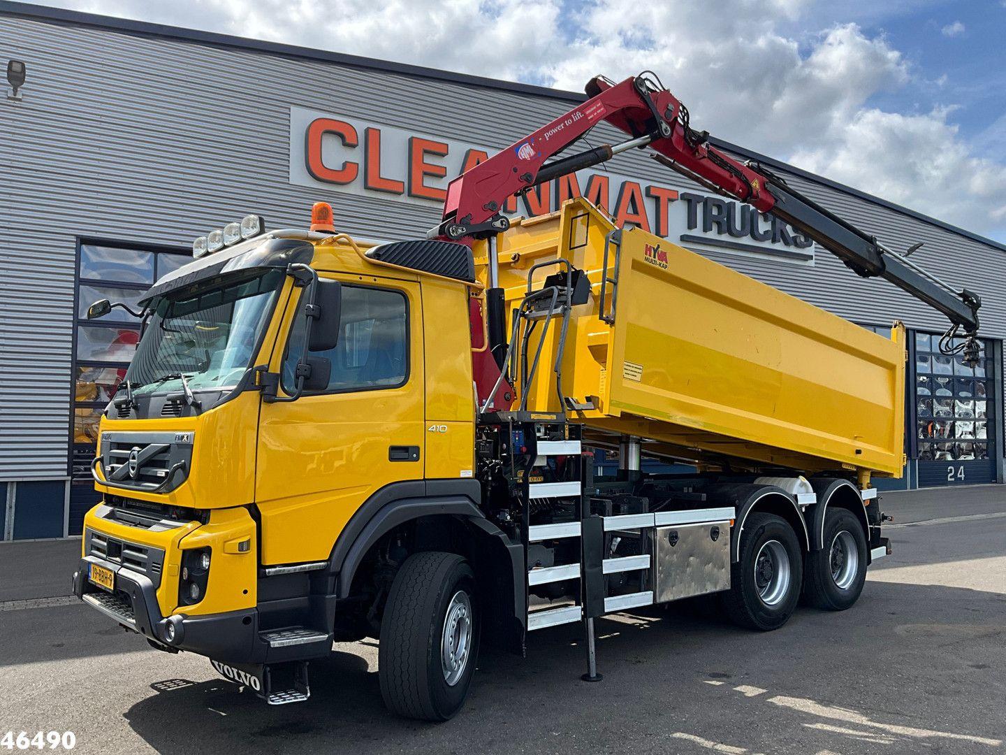 Volvo FMX 410 6x6 Full Steel Manual HMF 14 Tonmeter la
