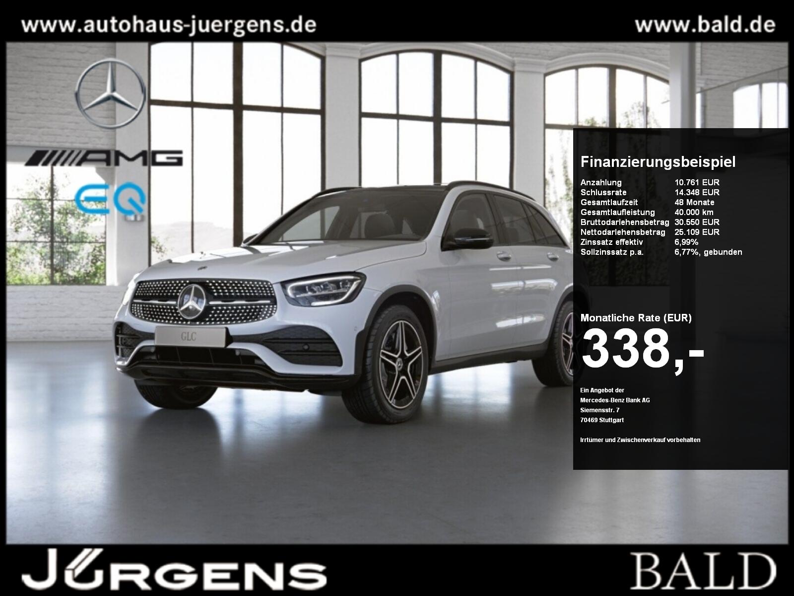 Mercedes-Benz GLC 200 4M AMG-Sport/Pano/AHK/Night/Distr/Totw