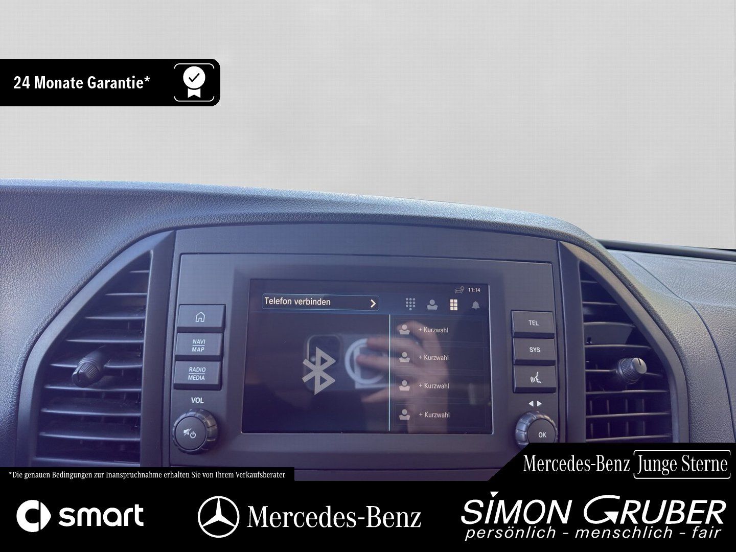 Fahrzeugabbildung Mercedes-Benz Vito 114 Tourer extralang Navi Kamera 8 Sitzer