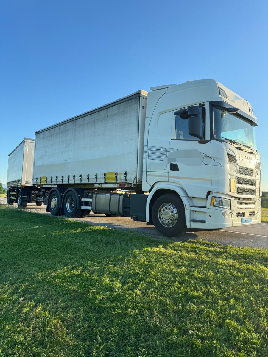 Scania R450 6X2 BDF WAP MIT ANHÄNGER