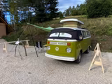 Volkswagen VW T2b Camper 1976 | H-Kennzeichen | Pilzdach |  - Autos aus dem Jahr 1976