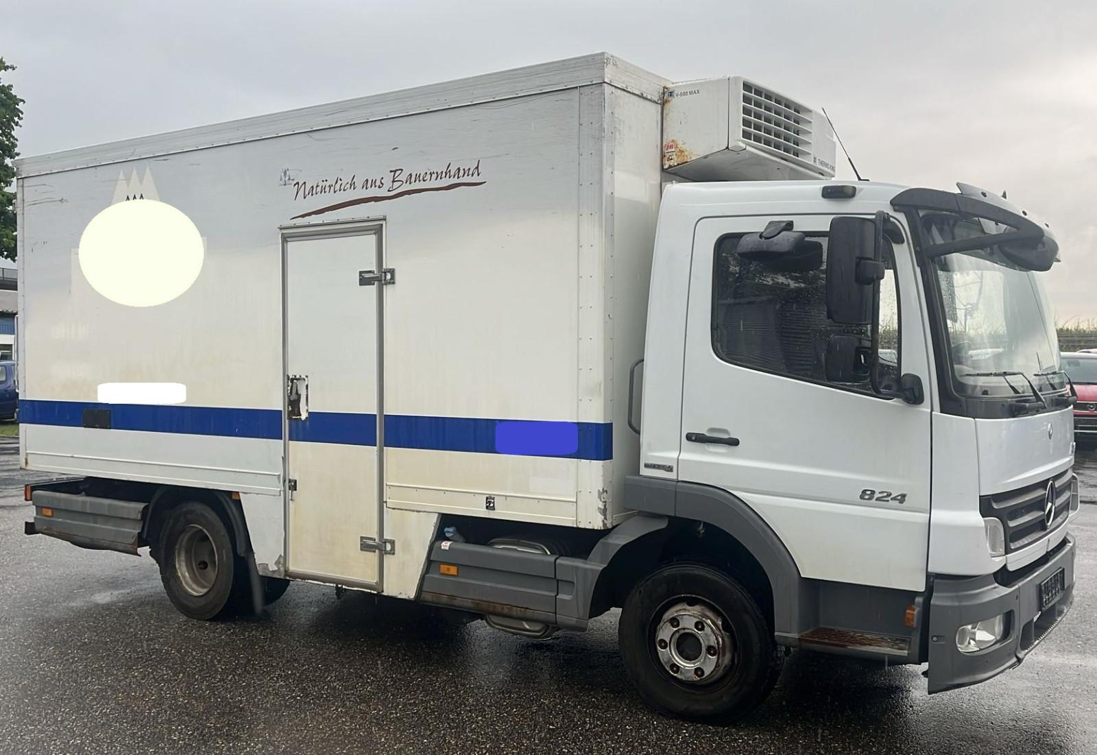 Mercedes-Benz Atego 824, Kühlkoffer, Klima, netto 7900 €