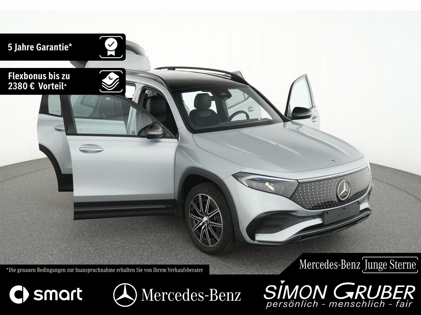 Fahrzeugabbildung Mercedes-Benz EQB 250+ AMG Night Pano Ambi LED AHK Mod 2025