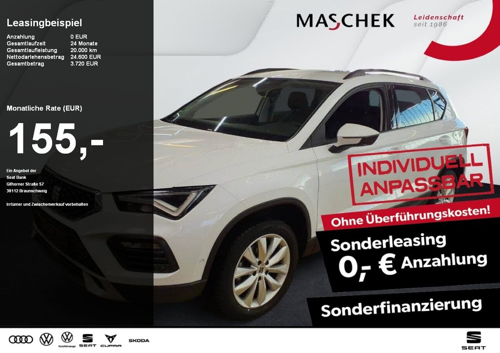Seat Ateca Style 1.0 TSI Sonderleasing ohne zzgl Kost
