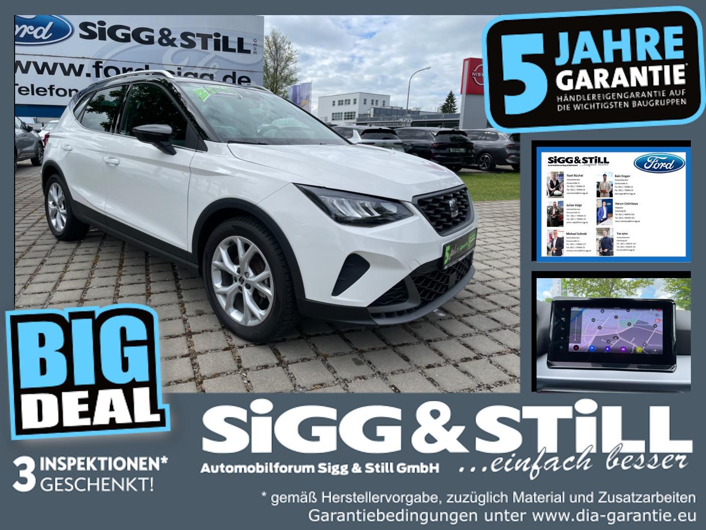 Seat Arona 1.0 TSI FR Autom. LED*KLIMAAUT*NAVI*SHZ*PD