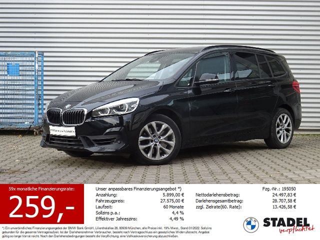 BMW 220i Gran Tourer Advantage LED Navi Parkassist