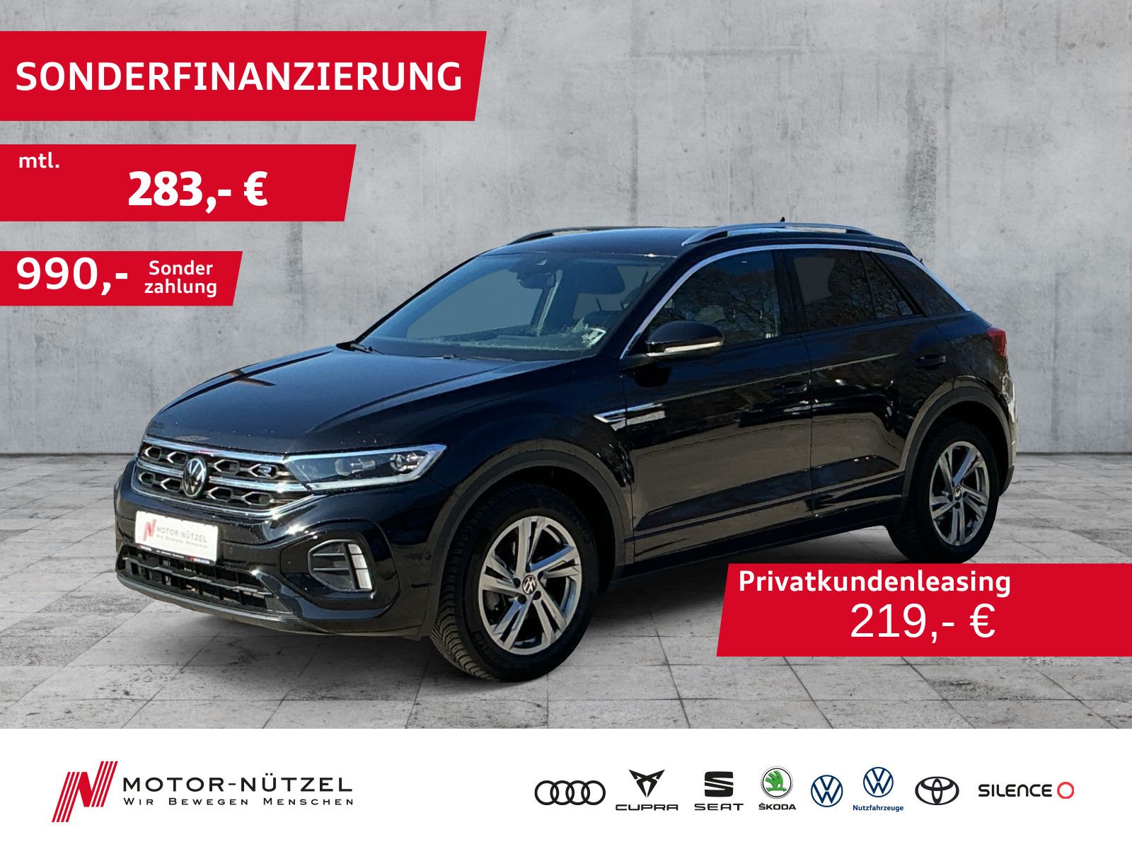 Volkswagen T-Roc 1.0 TSI R-LINE 5JG+LED+NAV+APP+ACC+SHZ+RFK