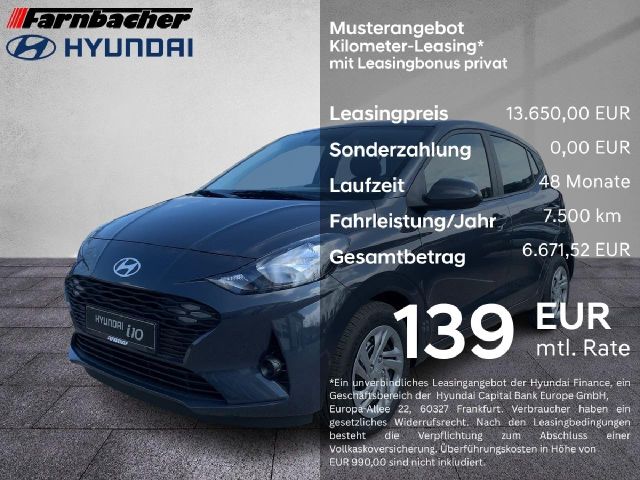 Hyundai i10 Select ab 30.11.25 verfügbar