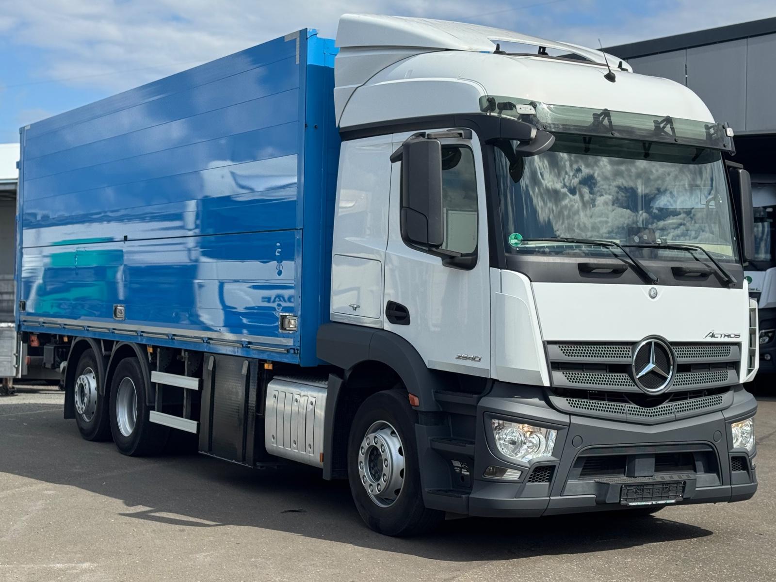 Mercedes-Benz ACTROS 2540 L / E6 / LBW / LENKACHSE / 19 PAL