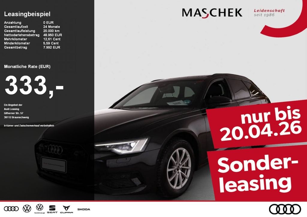 Audi A6 Avant advanced 45 TDI bis 20.04.! AHK Pano Bl