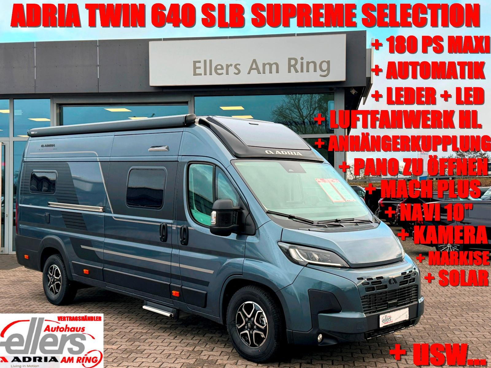 Adria TWIN SUPREME SELECTION 640 SLB LEDER NAVI AHK