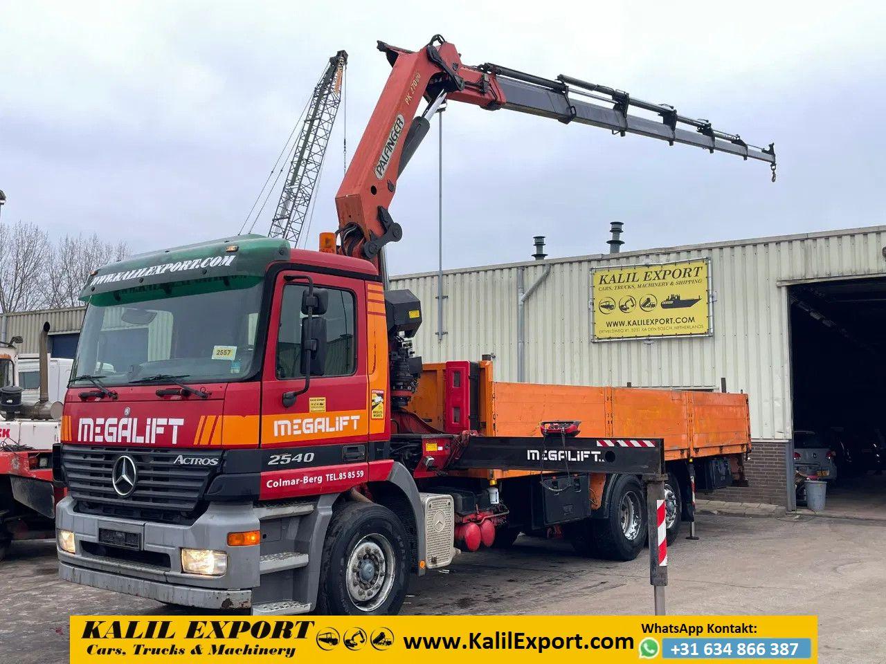 Mercedes-Benz Actros 2540 Palfinger PK27000E Crane 6x2 V6 Perf