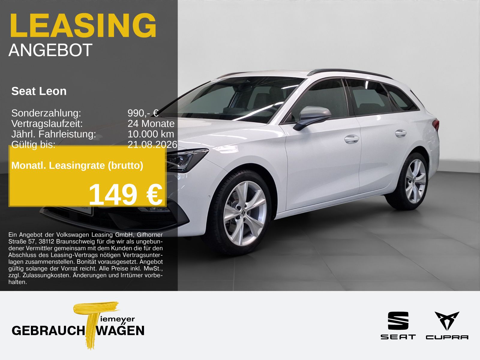 Seat Leon Sportstourer 2.0 TDI FR SIDE-ASSIST AHK NAV