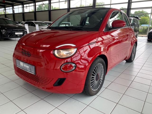 Fiat 500e Cabrio Red Navi Digitales Cockpit Klimaauto