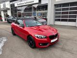 BMW 218 2 Cabrio 218 i Advantage - rote BMW 218