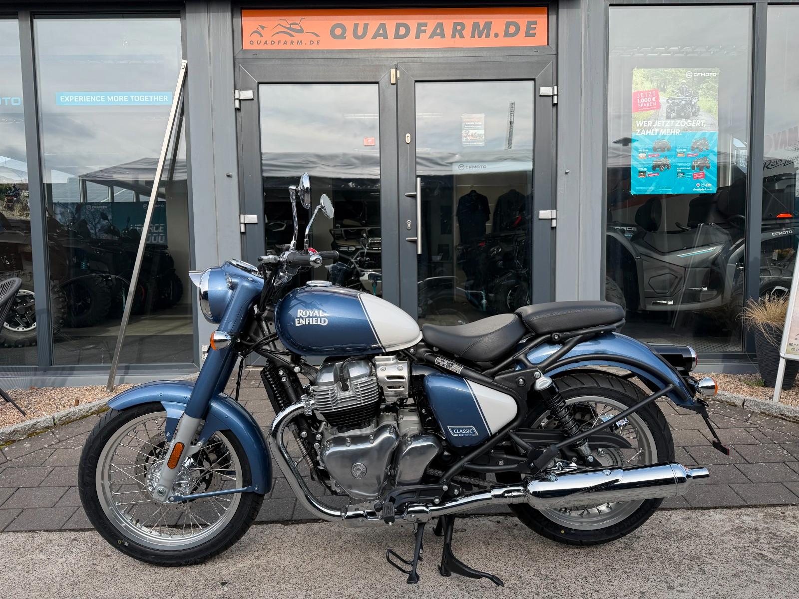 Royal Enfield Classic 650 Bruntingthorpe Blue Colour