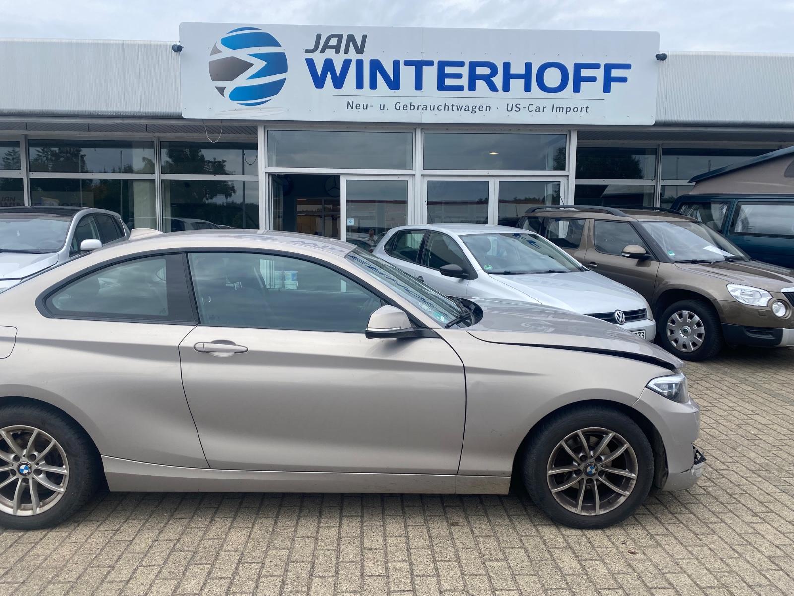 BMW 218 2Coupe 218i Automatik 49tkm Kühler+Airbag ok