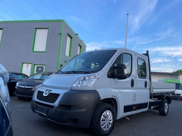 Peugeot Boxer Pritsche*DoKa*Lang*7-Sitze*TÜV+Wartung NEU