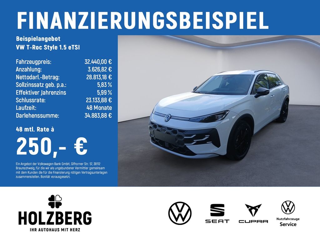 T-Roc Style 1.5 eTSI AHK+IQ.LIGHT+BLACK STYLE