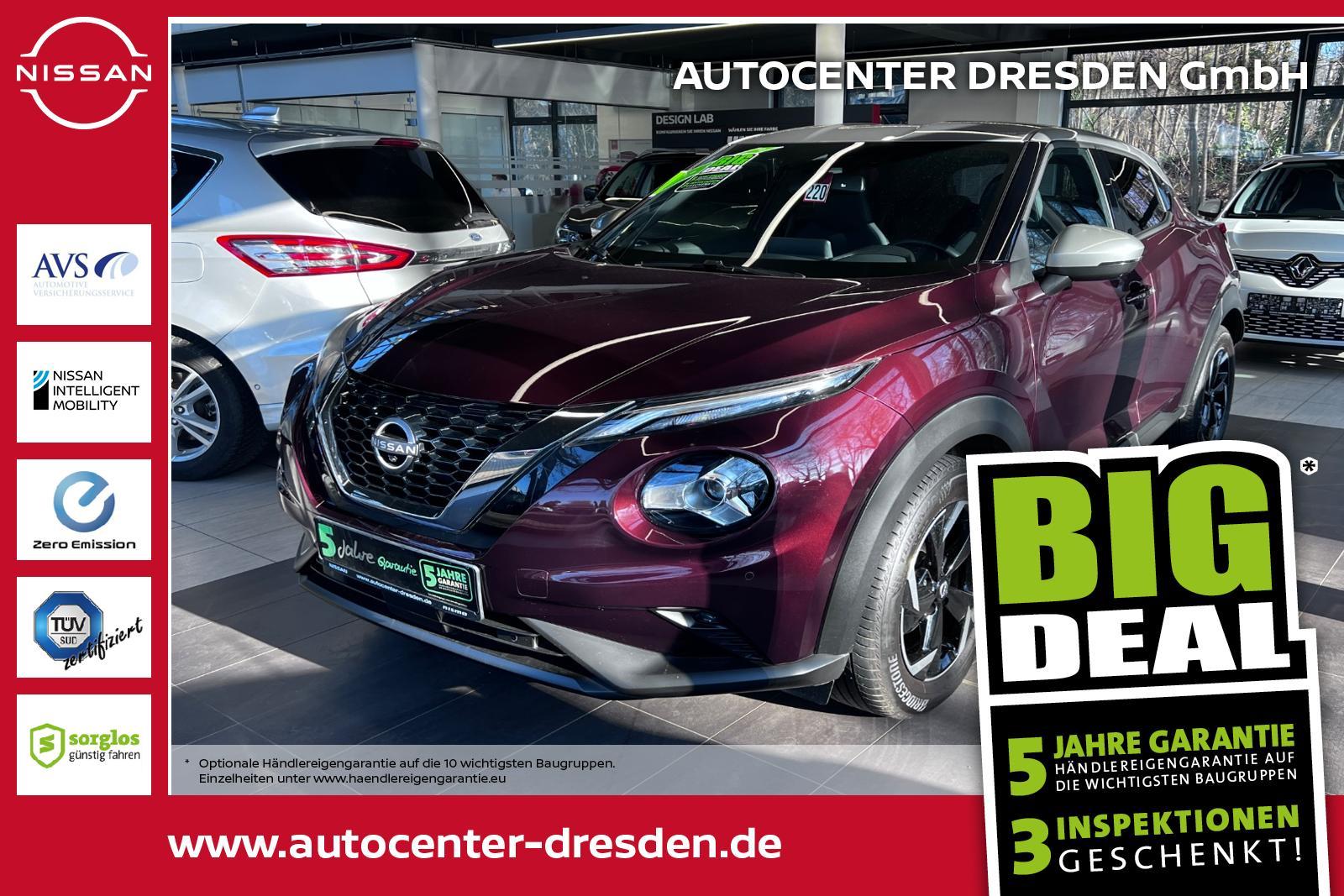 Nissan Juke 1.0 DIG-T N-Connecta ACC+LED+Navi+SHZ+360