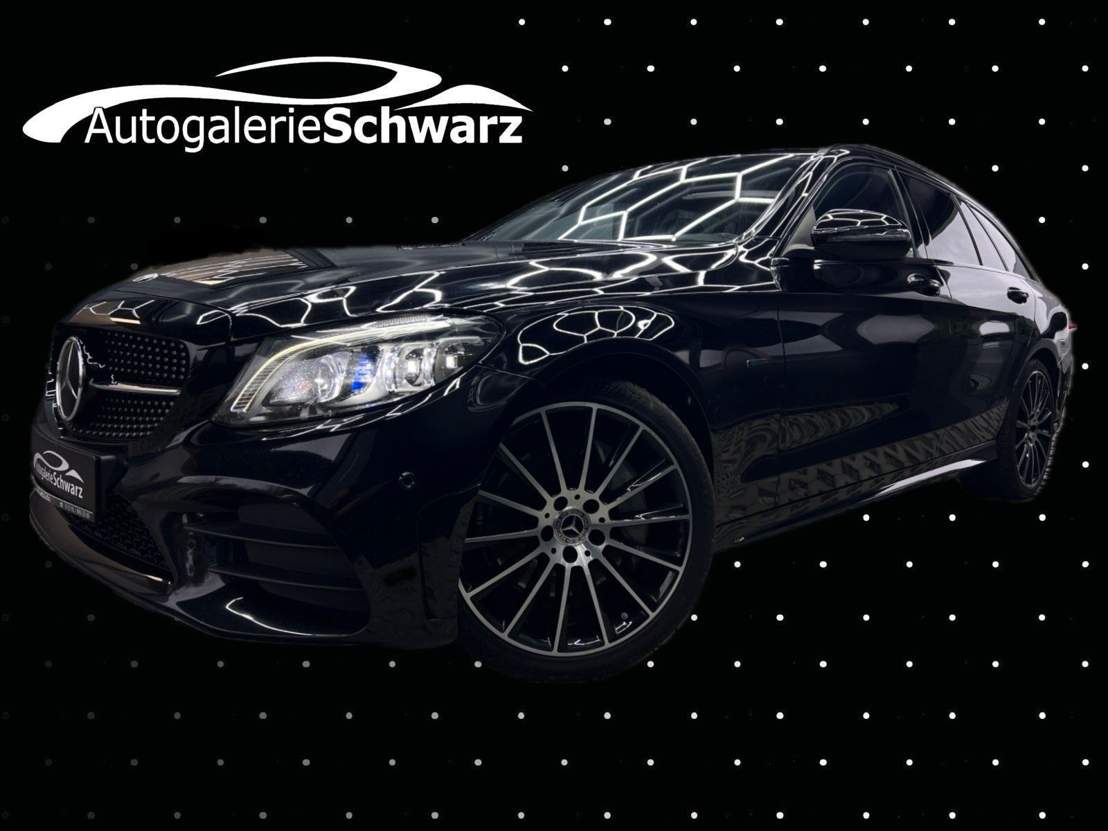 MERCEDES-BENZ C 300de T 9G AMG NIGHT WIDE MBEAM DIS+KAM 19"AIR