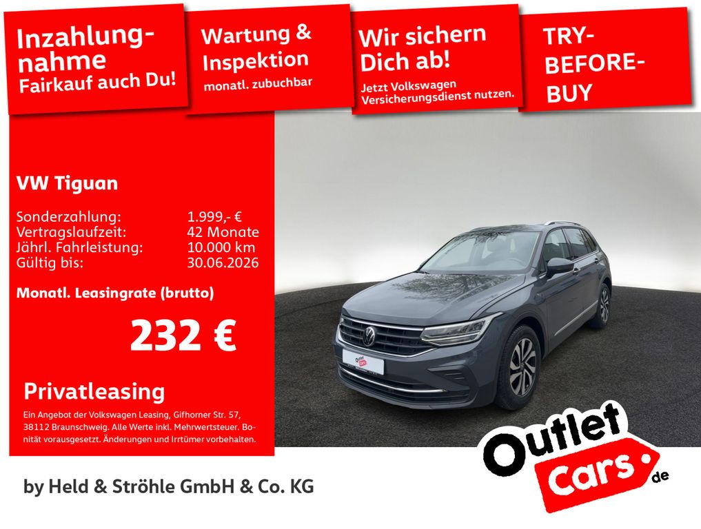 Tiguan ACTIVE 1.5 TSI DSG AHK LED NAV PDC SHZ