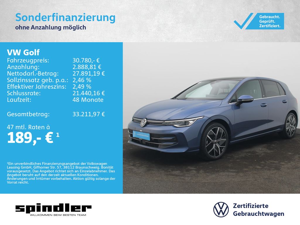 Golf VIII Style Edition 50 1.5 eTSI DSG / Pano
