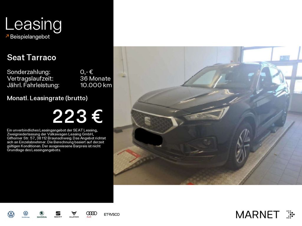 Seat Tarraco 2.0 TDI Style Navi*AHK*7-Sitzer*Voll-LED