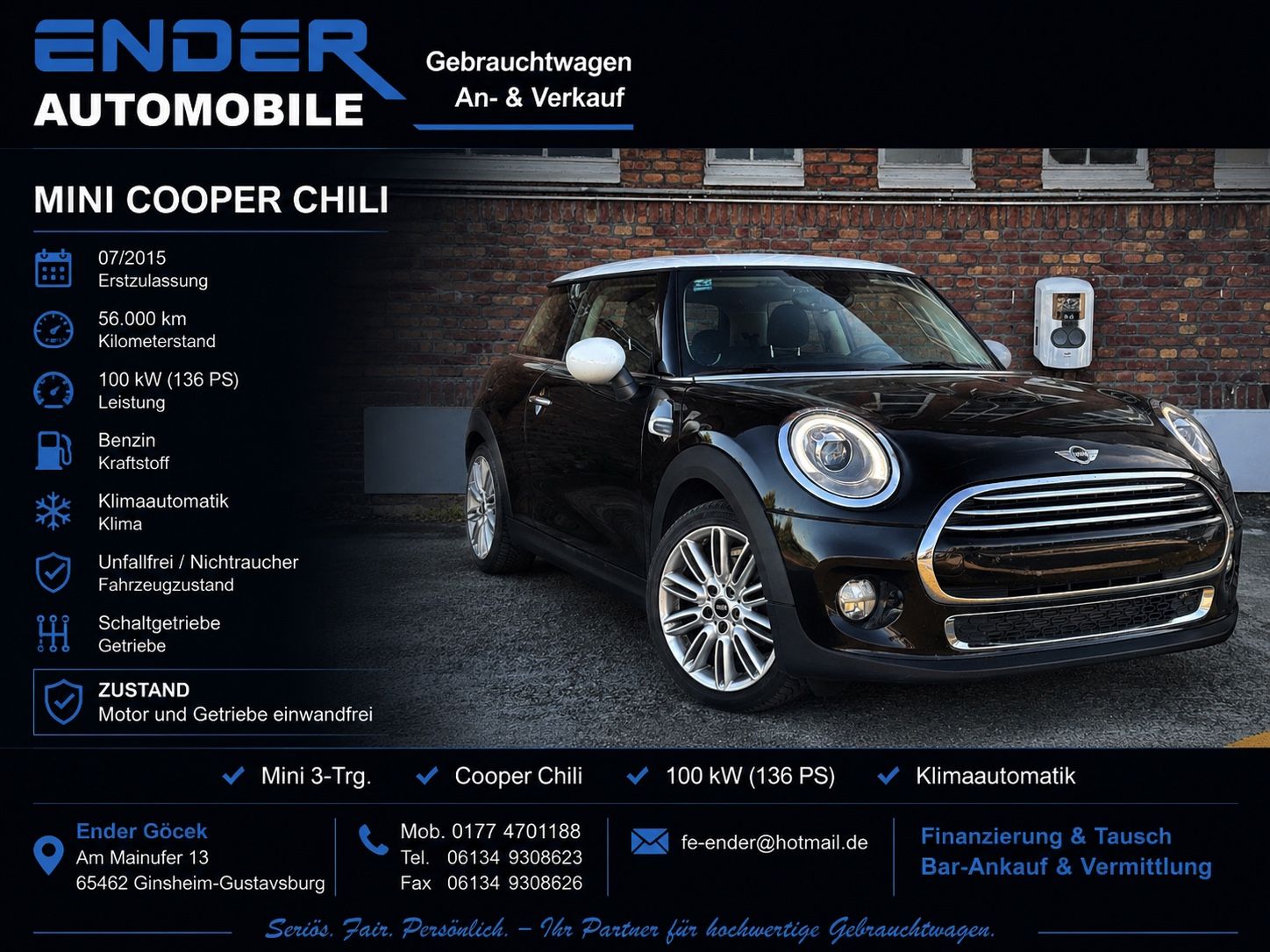MINI COOPER Mini 3-trg. Cooper Chili Panorama-Dach