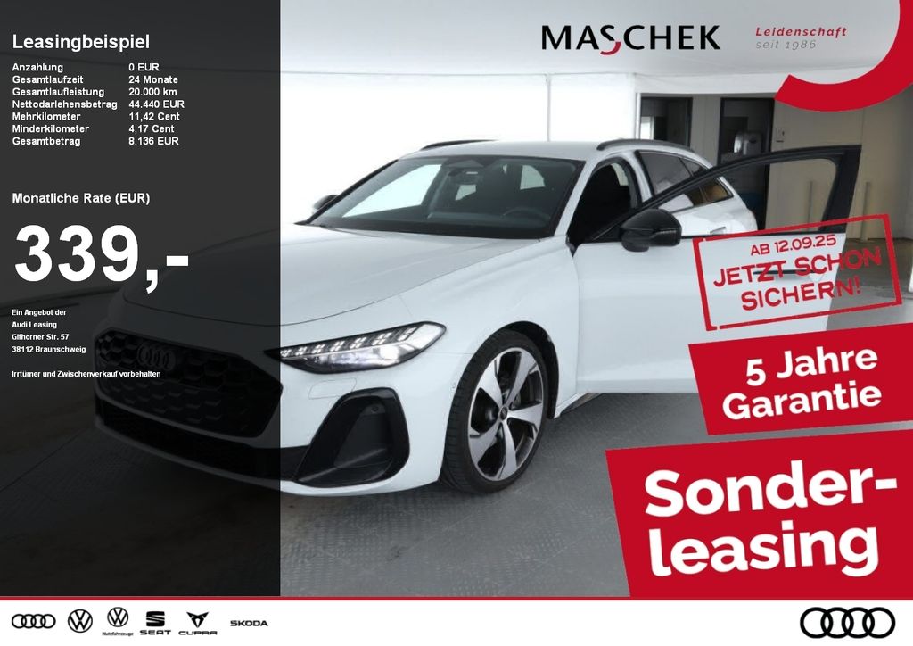 A5 Avant S Line TFSI S tronic AHK ACC RearView