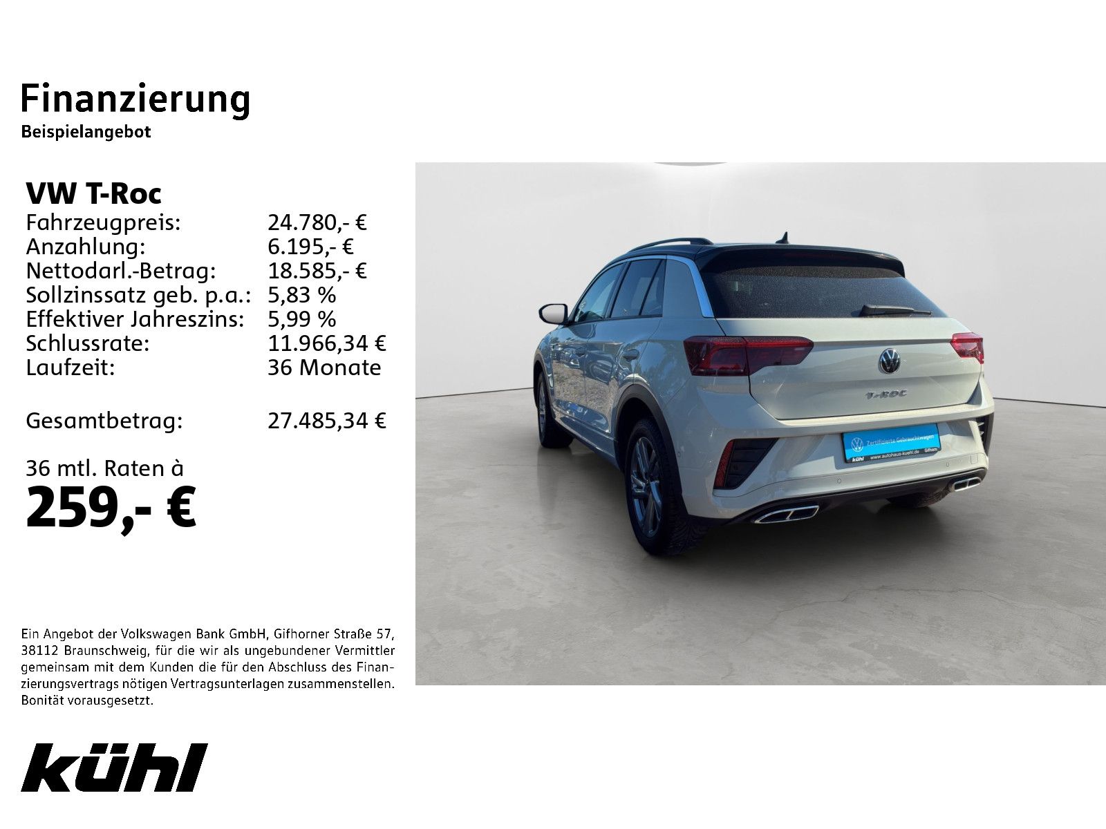 Volkswagen T-Roc 1.5 TSI DSG R-Line IQ.Light ACC beats Kame foto 2