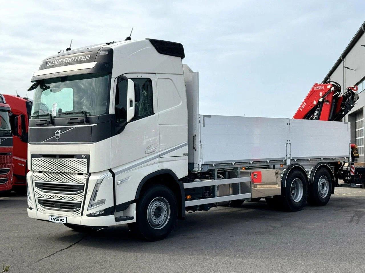 Volvo FH 460 6x2 Baustoff-Pritsche Palfinger/Fassi m. 