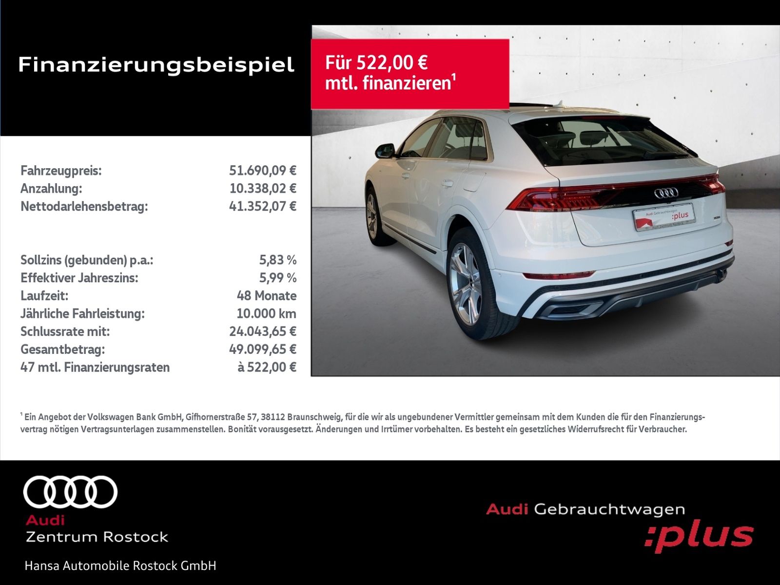 Audi Q8 55 TFSI e Quattro S-Line+Navi+Led+Head Up+Air imagem 3