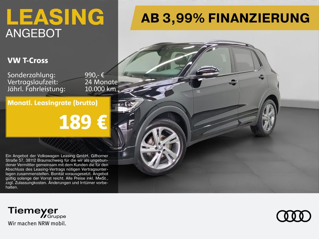 T-Cross 1.5 TSI DSG R-LINE BLACK IQ.DRIVE AHK AV