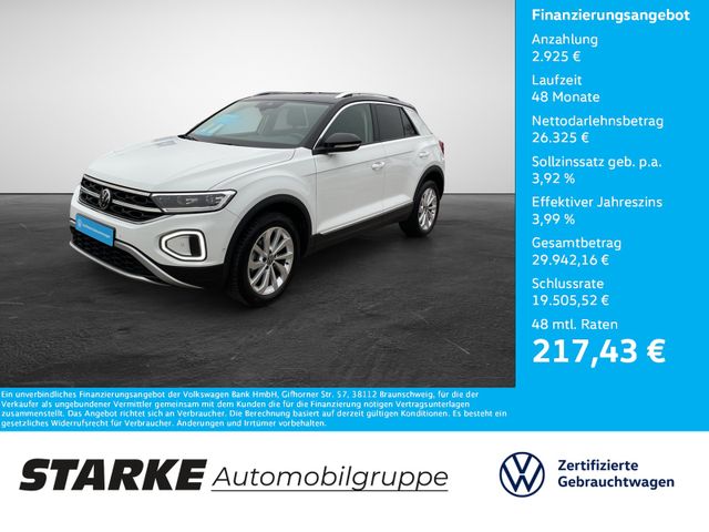 Volkswagen T-Roc 1.5 TSI DSG Style  AHK Navi LED PDC LM Tem