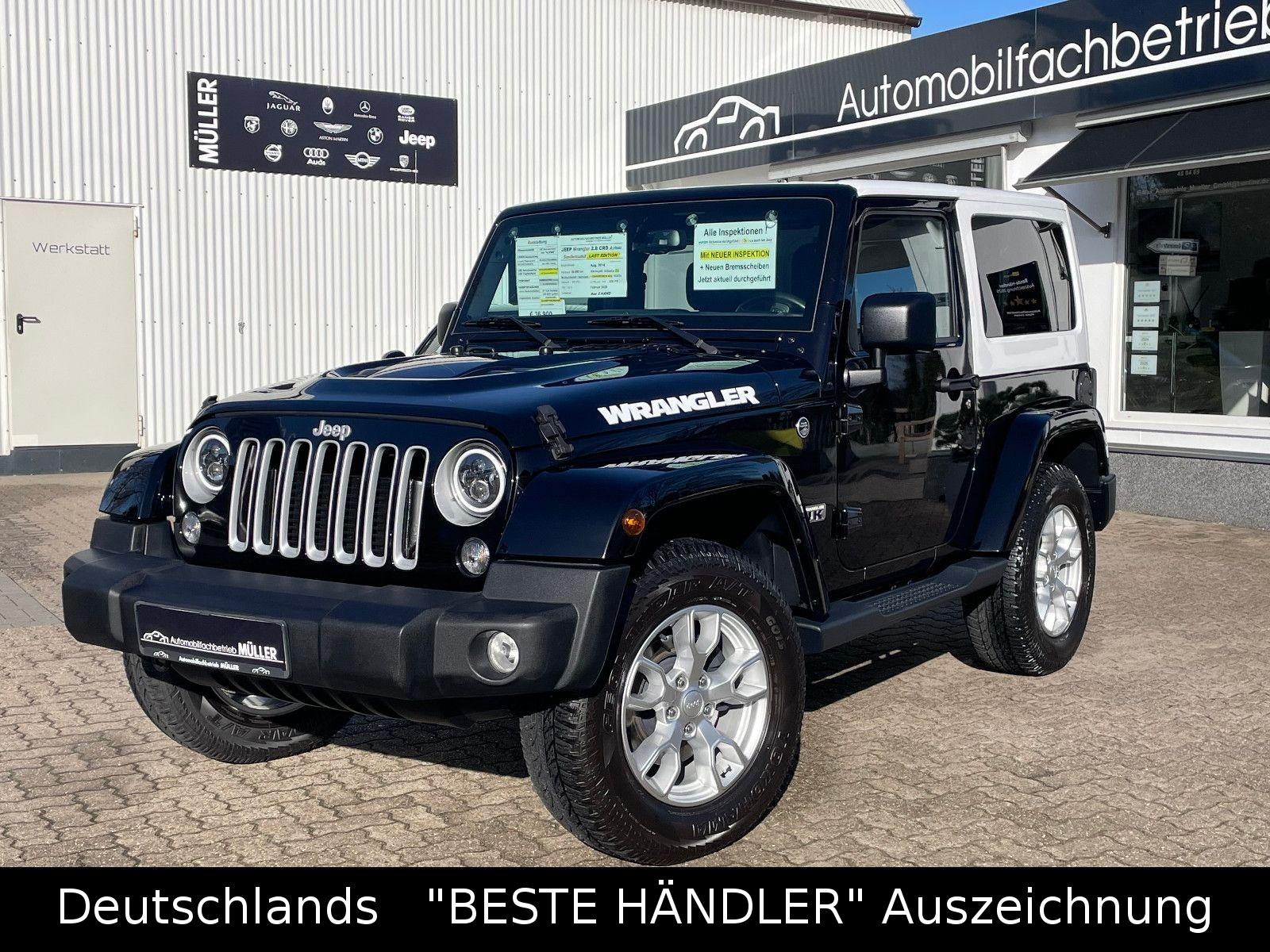 Jeep Wrangler 2.8 CRD Aut"LAST EDITION"+ZAHNR. NEU!