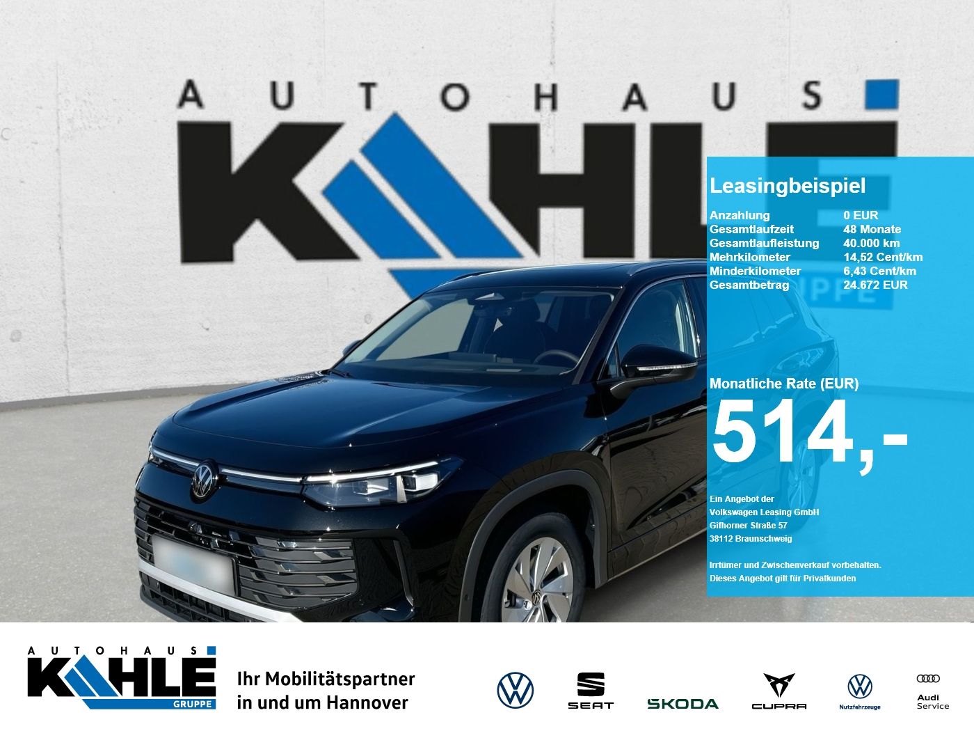 Volkswagen Tayron Elegance 2.0 l TDI DSG CarPlay Pano ACC