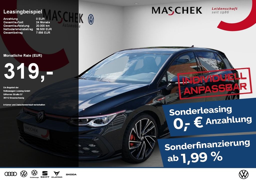 Golf GTI 2.0 TSI Sonderleasing! Pano HAK Leder