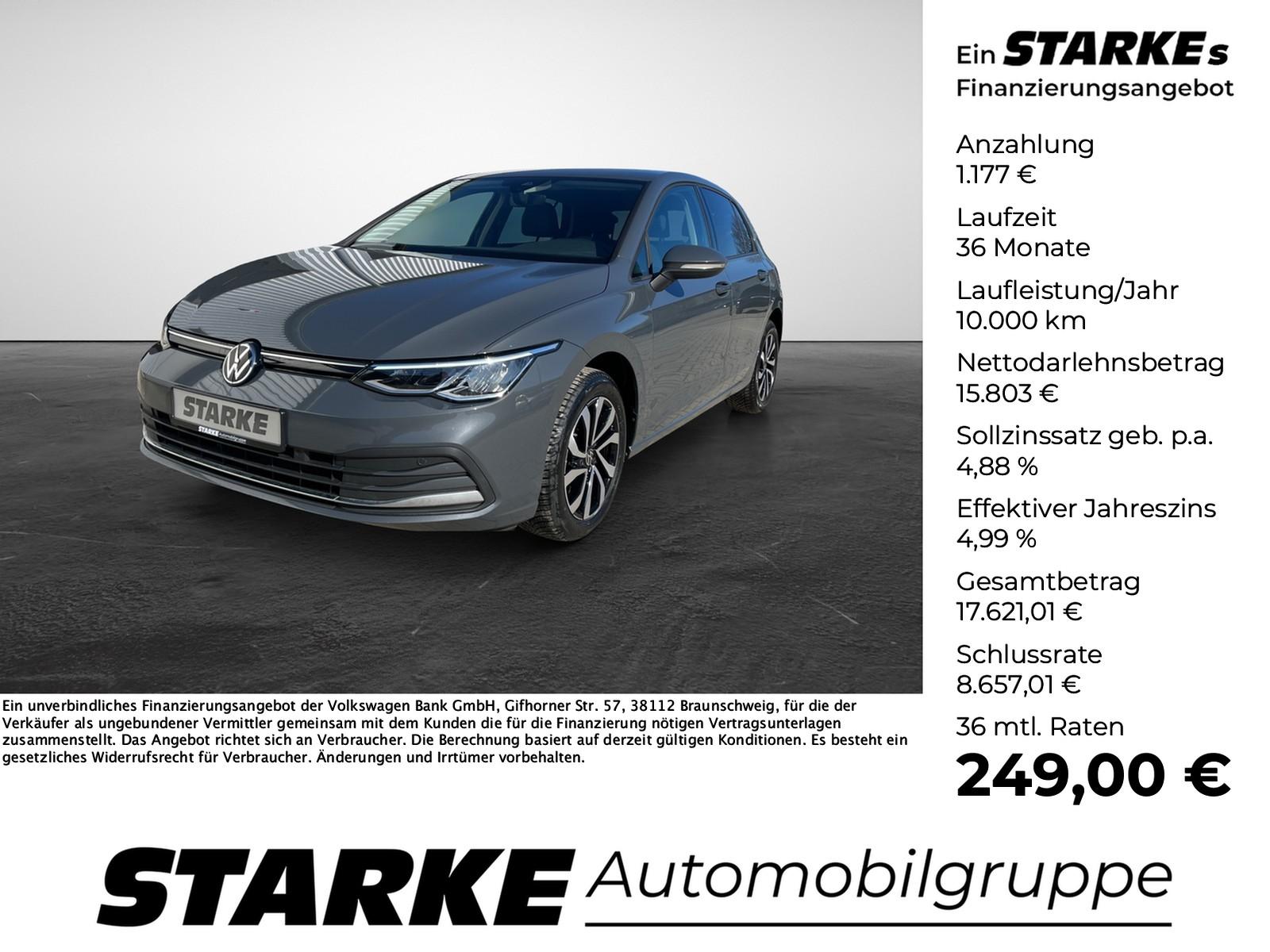 Volkswagen Golf 1.0 TSI Active  Navi LED PDC LM Klima