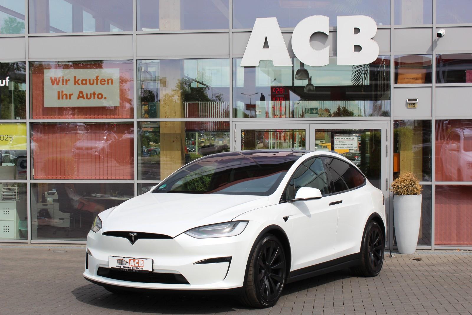 Tesla Model X Plaid Yoke 6-Sitzer AHK 22-Zoll Mwst